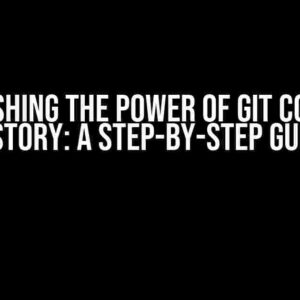 Unleashing the Power of Git Commits History: A Step-by-Step Guide