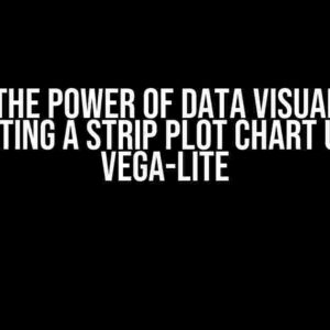 Unlock the Power of Data Visualization: Creating a Strip Plot Chart using Vega-Lite